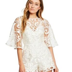 Finders Keepers Alchemy Playsuit lace‎ overlay romper size small